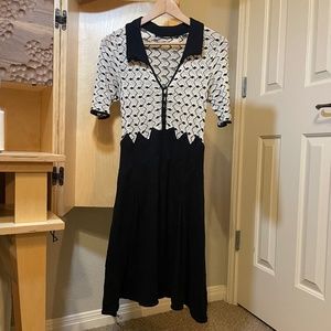 Anthropologie Knitted and Knotted Dress - Small - Crocheted for fall!